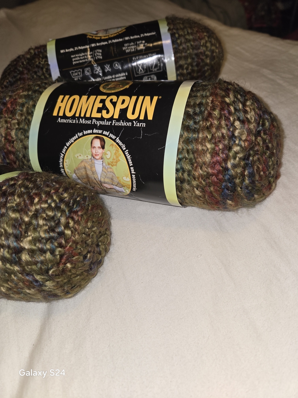 Homespun Multicolor Yarn 3 Pack Lion Brand 335 Prairie New - Picture 4 of 4